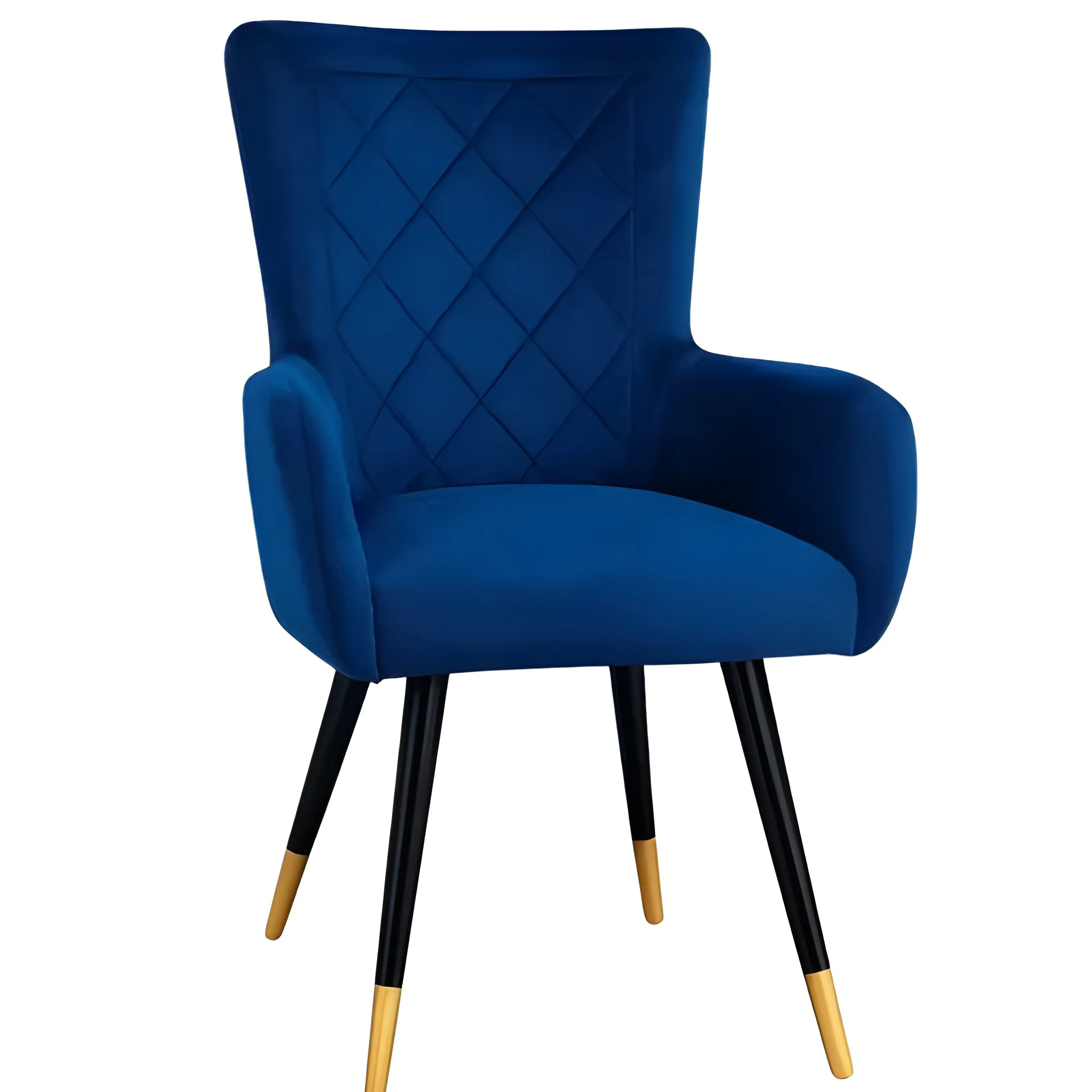 Hi Back Cushion Blue Chair